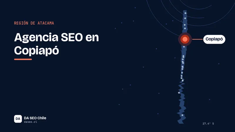 Ilustración de la ubicación de Copiapó para la agencia SEO DA SEO Chile