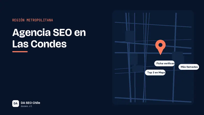 Ilustración de la ubicación de Las Condes para la agencia SEO DA SEO Chile