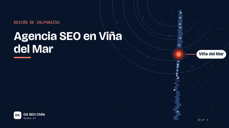 Ilustración de la ubicación de Viña del Mar para la agencia SEO DA SEO Chile