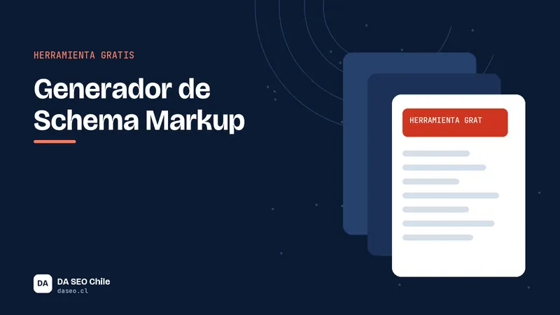 Ilustración de la herramienta Generador de Schema Markup