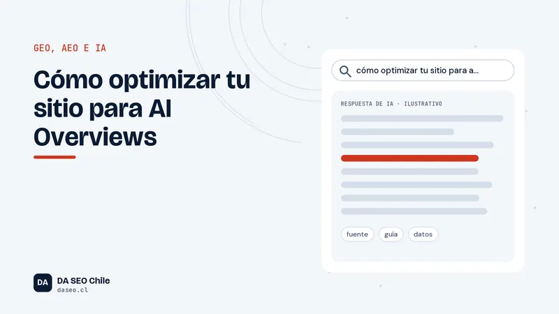 Ilustración de un resumen de IA en la parte superior de los resultados de Google